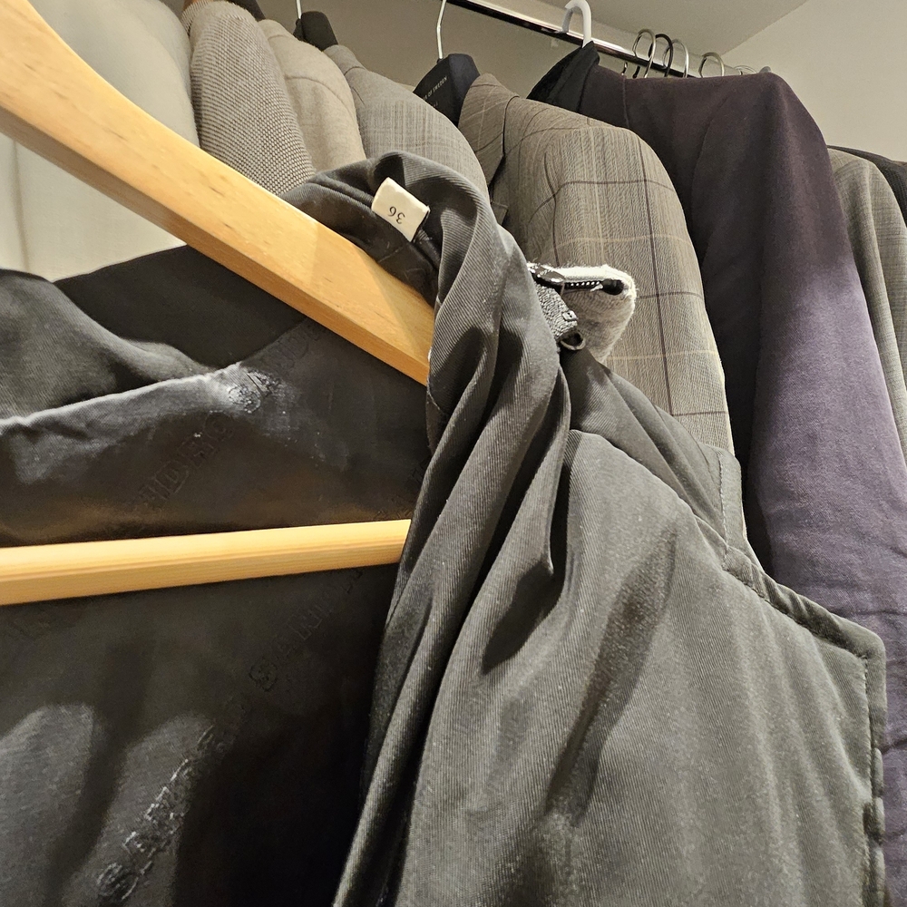 Sandro Black Blazer With Studded hoodie